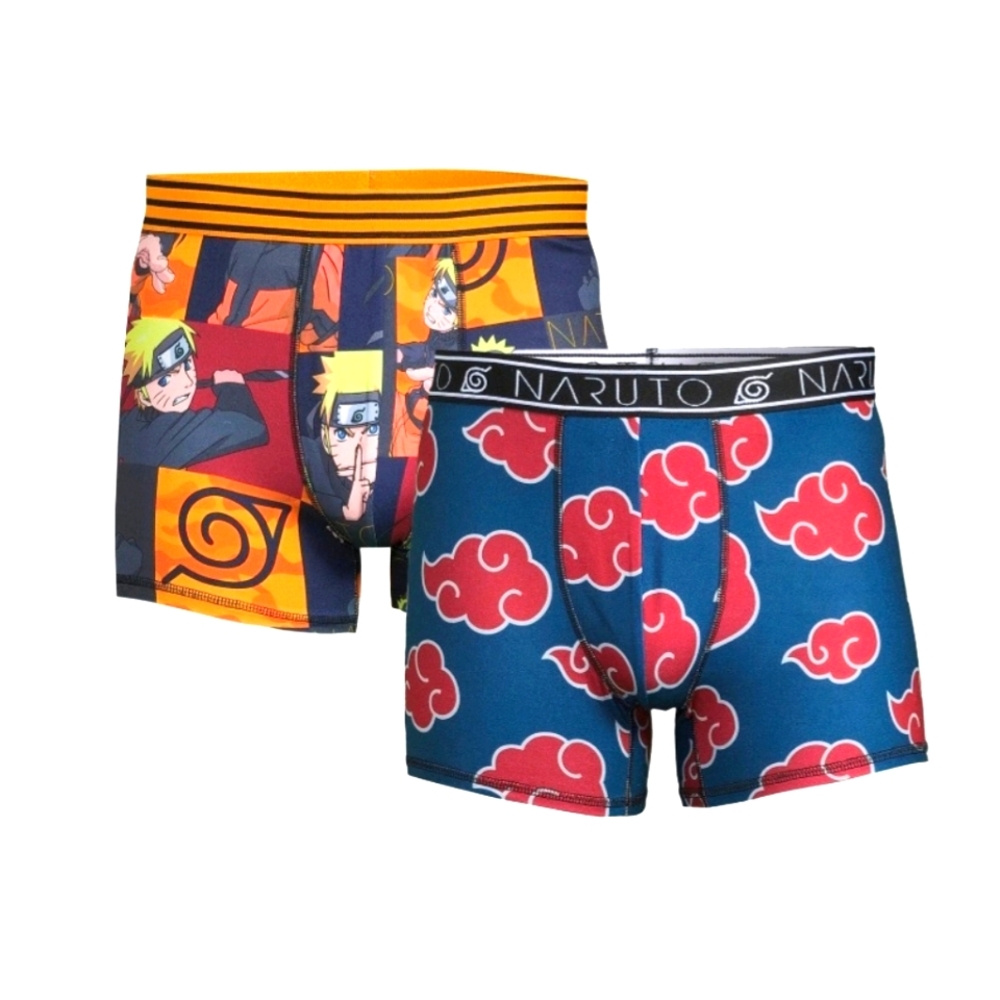 Naruto Shippuden Collection 2-Pack Boxer Briefs - Mens Size 2XL